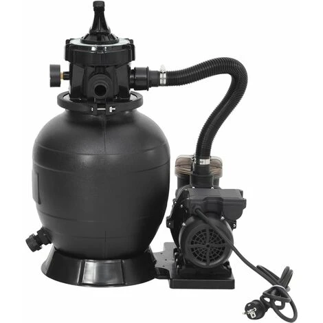 SUPERMARKET Filtre à Sable De Piscine Avec Vanne 6 Voies Noir SUHB-93396 5 SUPERMARKET Filtre à Sable De Piscine Avec Vanne 6 Voies Noir SUHB-93396 – Image 3