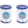 SINCèREETALI Lot De 2 Cartouches De Filtre De Piscine De Type II – Compatible Avec Les Filtres Bestway 58094 – Accessoires De Filtre De Piscine Gonflable De Rechange Pour Spa -Pompe et filtre de piscine Soldes 63821488 1