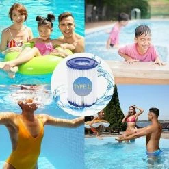 SINCèREETALI Lot De 2 Cartouches De Filtre De Piscine De Type II – Compatible Avec Les Filtres Bestway 58094 – Accessoires De Filtre De Piscine Gonflable De Rechange Pour Spa 9 SINCèREETALI Lot De 2 Cartouches De Filtre De Piscine De Type II – Compatible Avec Les Filtres Bestway 58094 – Accessoires De Filtre De Piscine Gonflable De Rechange Pour Spa -Pompe et filtre de piscine Soldes 63821488 3