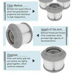 FOZIY Filtres De Spa - Filtres De Rechange，Fonepro -Pompe et filtre de piscine Soldes 63841235 3