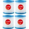 MOWZE For Intex Piscine Cartouche De Filtre Type H 29007 Pour Filtre Pompes 28601, 28602 (4 PCS) 4 PCS -Pompe et filtre de piscine Soldes 63869833 1