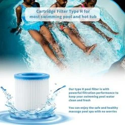 MOWZE For Intex Piscine Cartouche De Filtre Type H 29007 Pour Filtre Pompes 28601, 28602 (4 PCS) 4 PCS -Pompe et filtre de piscine Soldes 63869833 3
