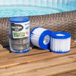 MOWZE Filtre VI Cartouche Lay Z Spa Miami Vegas Monaco BW58323 remplace 58239, 6 = 3 Doppelpack -Pompe et filtre de piscine Soldes 63869856 3