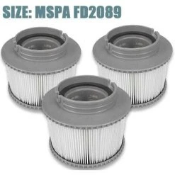 MOWZE Filtre MSpa,Cartouches De Filtre De Piscine,Filtre Cartouches De Rechange De Filtre MSpa Pour Baignoire,Spa,Piscine (3PCS) 3pcs -Pompe et filtre de piscine Soldes 63869882 2