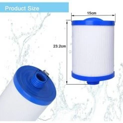 MOWZE PWW50 Pour Filtre De Remplacement Pour Spa Pleatc Spa, Compatible Avec Unicel 6CH-940, Filbur FC-0359, Waterways 817-0050 Skimmer Aber Hot Tubs -Pompe et filtre de piscine Soldes 63869955 2