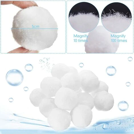 MOWZE 1300g Balles Filtrantes,Boules De Filtre De Piscine,Réutilisables,Média Filtre à Fibres Peut Remplacer 45 Kg Sable Quartz Piscine Filtres à Sable Filtrage De L'eau,Utilisées Dans Les Piscines 4 MOWZE 1300g Balles Filtrantes,Boules De Filtre De Piscine,Réutilisables,Média Filtre à Fibres Peut Remplacer 45 Kg Sable Quartz Piscine Filtres à Sable Filtrage De L'eau,Utilisées Dans Les Piscines – Image 2