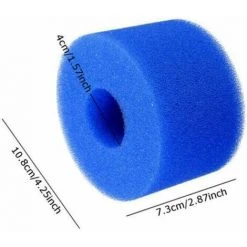 GroupM 6 Pièces Comprimé 108*40*73MM Piscine Filtre éponge Bleu Nettoyage éponge Colonne 8 GroupM 6 Pièces Comprimé 108*40*73MM Piscine Filtre éponge Bleu Nettoyage éponge Colonne -Pompe et filtre de piscine Soldes 63889806 2