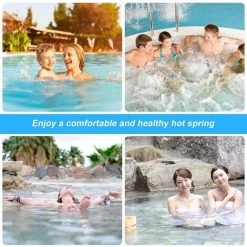 ROSIER Filtre Spa Dure 4 Mois Cartouches De Filtres De Piscine à Cartouche Pièces Minérales Pour Spa Et Jacuzzi Cartouche Filtrante Pour Piscine Et Spa Cartouche Spa Bâton Filtre De Piscine, 2 Pièces,—VEBTles -Pompe et filtre de piscine Soldes 63909392 5