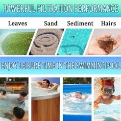 TINOR Paquet De 2 Cartouches Filtrantes VI De Rechange Pour Filtre De Piscine Bestway VI Pour Miami, Vegas, Palm Springs, Monaco, Taille Bestway, Accessoires De Filtre De Rechange -Pompe et filtre de piscine Soldes 64028696 5