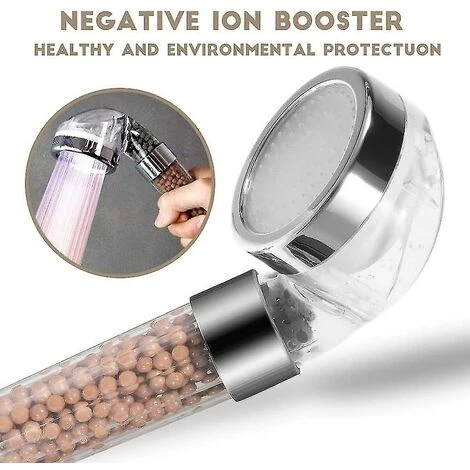 LTS FAFA Pommeau De Douche À Économie D'eau De Douche À Main Led Pommeau De Douche À 3 Couleurs Changeantes Avec Filtre - Grand 6 LTS FAFA Pommeau De Douche À Économie D'eau De Douche À Main Led Pommeau De Douche À 3 Couleurs Changeantes Avec Filtre - Grand – Image 4