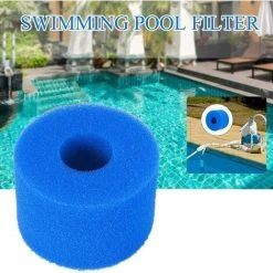 CARILLONSàVENT 6 Pièces Éponge Filtrante Type S1, Cartouche De Filtre En Mousse, Mousse Pour Filtre Piscine, Réutilisables Et Lavables, Filtre En Mousse Pour Spa, Piscine, Jacuzzi Carivent -Pompe et filtre de piscine Soldes 64137758 4