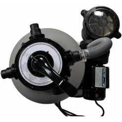 TANCYCO Pompe à Filtre à Sable 600 W 17000 L/h -Pompe et filtre de piscine Soldes 64395717 3