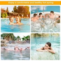 CESIèCLEFOU Filtre Spa Dure 4 Mois Cartouches De Filtres De Piscine à Cartouche Pièces Minérales Pour Spa Et Jacuzzi Cartouche Filtrante Pour Piscine Et Spa Cartouche Spa Bâton Filtre De Piscine, 2 Pièces Jaune Lefou -Pompe et filtre de piscine Soldes 64441285 5