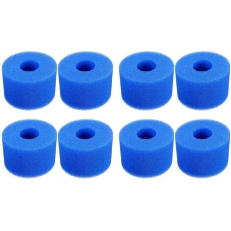 8 Pièces Éponge Filtrante Type S1, Cartouche De Filtre En Mousse, Mousse Pour Filtre Piscine, Réutilisables Et Lavables, Filtre En Mousse Pour Spa, Piscine, Jacuzzi 56Vingt 3 8 Pièces Éponge Filtrante Type S1, Cartouche De Filtre En Mousse, Mousse Pour Filtre Piscine, Réutilisables Et Lavables, Filtre En Mousse Pour Spa, Piscine, Jacuzzi 56Vingt