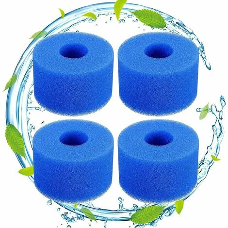 L'FLANEUR Lot De 4 Filtres De Piscine En Mousse Filtre Pour Intex Type S1 - Filtre En Mousse Pour Spa, Piscine - Réutilisables Et Lavables - éponge De Filtration De Type S1 ANEUR 3 L'FLANEUR Lot De 4 Filtres De Piscine En Mousse Filtre Pour Intex Type S1 - Filtre En Mousse Pour Spa, Piscine - Réutilisables Et Lavables - éponge De Filtration De Type S1 ANEUR