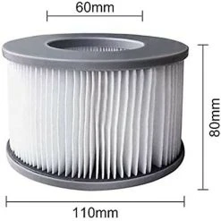 OSQI 2 Pièces Filtres De Bain à Remous Pour Piscines Gonflables MSpa, Pompe à Cartouche Filtrante Version Améliorée Pour MSPA Tous Les Spas Actuels -Pompe et filtre de piscine Soldes 65503282 2