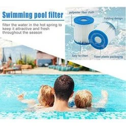 OSQI Cartouche De Filtre De Piscine Taille 1 Pour Bestway, 3,1 X 3,5 Pouces, Pour Piscine Gonflable, Cartouche De Filtre Facile De Remplacement Pour Bestway Type I, Pour Le Nettoyage De La Piscine à Tubes. (paquet De 4) 11 OSQI Cartouche De Filtre De Piscine Taille 1 Pour Bestway, 3,1 X 3,5 Pouces, Pour Piscine Gonflable, Cartouche De Filtre Facile De Remplacement Pour Bestway Type I, Pour Le Nettoyage De La Piscine à Tubes. (paquet De 4) -Pompe et filtre de piscine Soldes 65503550 5