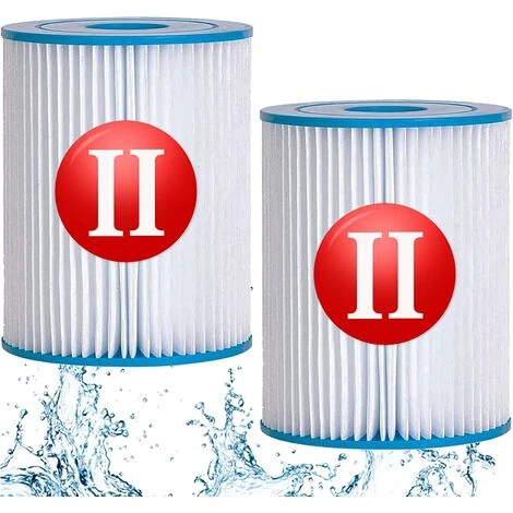 OSQI Filtre De Piscine Pour Bestway Type II, Accessoires De Filtre De Piscine Gonflable Pour Spa, Filtre De Piscine Pour Jardin Extérieur, Cartouche Lavable Et Réutilisable, 4,17 X 5,35 Pouces (2 Pièces) 3 OSQI Filtre De Piscine Pour Bestway Type II, Accessoires De Filtre De Piscine Gonflable Pour Spa, Filtre De Piscine Pour Jardin Extérieur, Cartouche Lavable Et Réutilisable, 4,17 X 5,35 Pouces (2 Pièces)