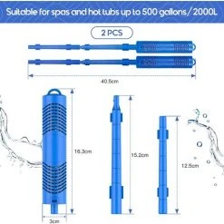 OSQI Filtre De Spa, Cartouche De Purification Minérale, Purificateur Minéral, Bâtonnets Minéraux Pour Clarifier L'eau, Installer Dans Le Filtre à Cartouche De Piscine -Pompe et filtre de piscine Soldes 65503986 2