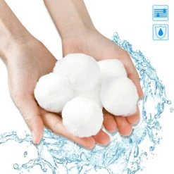 UISEBRT Balles Filtrantes Pour Piscine - 1400 G - Pour Système De Filtration à Sable - Remplace 25 Kg De Sable Filtrant, Convient Pour La Piscine, Pompe De Filtration (1400 G)