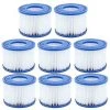 DONTODENT Filtre De Piscine 8 Pièces, Pour Cartouche De Pompe De Filtre Bestway Spa Type Vi, Filtres De Bain à Remous Pour Lay-z-spa, Pour Filtre Coleman Saluspa -Pompe et filtre de piscine Soldes 65679007 1