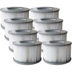 DECKON Pack De 8 Cartouches Filtrantes De Remplacement Pour Piscine Gonflable Mspa, Jacuzzi