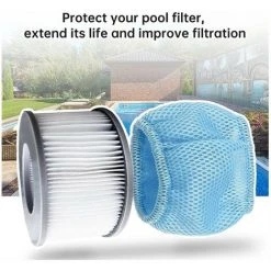 BENOBBY KIDS Filtre De Piscine Sac En Maille Pour Filtre De Piscine MSpa Spa Filtre De Piscine Gonflable Pour Modèles 2020 - 2 Pièces -Pompe et filtre de piscine Soldes 65683970 4