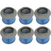ZOLGINAH Remplacement Des Filtres Pour Piscine, Hotsubbs Et Spas Cartouches De Filtres De Piscine Pour Filtre Spa, Pompe à Cartouche Filtrante Pour MSPA FD2089 (6 Filtres Édition Améliorée) -Pompe et filtre de piscine Soldes 65731013 1