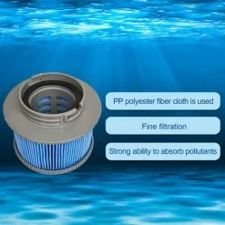 ZOLGINAH Remplacement Des Filtres Pour Piscine, Hotsubbs Et Spas Cartouches De Filtres De Piscine Pour Filtre Spa, Pompe à Cartouche Filtrante Pour MSPA FD2089 (6 Filtres Édition Améliorée) -Pompe et filtre de piscine Soldes 65731013 3