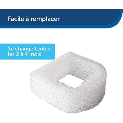PERLE RARE Filtre En Mousse De Rechange (Pack De 2) - Fontaines En Céramique, Plastique Et Fontaines Drinkwell 360 En Acier 4 PERLE RARE Filtre En Mousse De Rechange (Pack De 2) - Fontaines En Céramique, Plastique Et Fontaines Drinkwell 360 En Acier – Image 2
