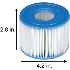 FVO 29001E Lot De 6 Cartouches De Piscine PureSpa Type S1 Faciles à Installer (12 Filtres)