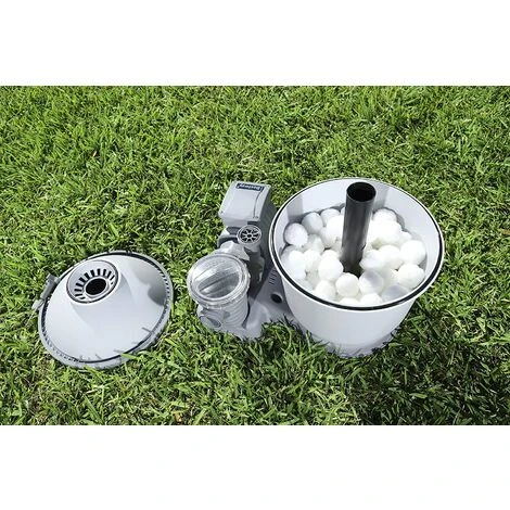 MEZHENG Boule Filtrante Piscine, Boule Filtrante Réutilisable, Boule Filtrante Pour Piscine, Filtre à Sable, Filtration D'eau 4 MEZHENG Boule Filtrante Piscine, Boule Filtrante Réutilisable, Boule Filtrante Pour Piscine, Filtre à Sable, Filtration D'eau – Image 2