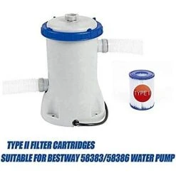 PESCE Filtre De Piscine Type 2, Convient Pour Bestway 58094 - Cartouche De Filtre De Piscine, Facile à Mettre En Place (4 Pièces) -Pompe et filtre de piscine Soldes 66359551 4