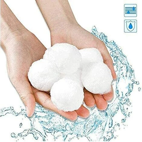JUNJUN Boule Filtrante, Boule Filtrante De Piscine De 700 G, Remplace Le Filtre À Sable De 25 Kg, Filtre De Piscine, Convient À Tous Les Filtres À Sable Ou À Verre Existants, Bon Effet De Filtrage 7 JUNJUN Boule Filtrante, Boule Filtrante De Piscine De 700 G, Remplace Le Filtre À Sable De 25 Kg, Filtre De Piscine, Convient À Tous Les Filtres À Sable Ou À Verre Existants, Bon Effet De Filtrage – Image 5