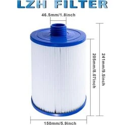 JUNJUN 2 Filtres De Spa Pour Filtre De Bain À Remous Pleatco Pww50, Filtre De Spa Pour Filtre De Remplacement Unicel 6Ch-940 Spa Business Whirlpool -Pompe et filtre de piscine Soldes 66369879 2