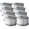 DONTODENT Lot De 8 Cartouches Filtrantes De Rechange Pour Piscine Gonflable Mspa, Jacuzzi Ruikalucky 1 DONTODENT Lot De 8 Cartouches Filtrantes De Rechange Pour Piscine Gonflable Mspa, Jacuzzi Ruikalucky -Pompe et filtre de piscine Soldes 66403541 1