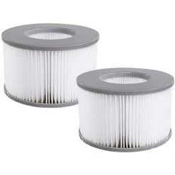 Deckon 2pcs Filtres De Bain à Remous Pour MSpa Piscines Gonflables, Pompe à Cartouche Filtrante Version Améliorée Pour MSPA Tous Les Spas Actuels