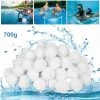 ECHOO 700g / 8L Boules De Filtre De Piscine, Balles Filtrantes,Média Filtre à Fibres Pour Piscine Filtres à Sable Filtrage De L'eau,Écologique, Léger Et Durable -Pompe et filtre de piscine Soldes 66647021 1