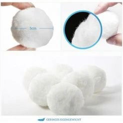 ECHOO 700g / 8L Boules De Filtre De Piscine, Balles Filtrantes,Média Filtre à Fibres Pour Piscine Filtres à Sable Filtrage De L'eau,Écologique, Léger Et Durable -Pompe et filtre de piscine Soldes 66647021 4
