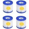 GRID COOL Lot De 4 Cartouches Filtrantes Pour Piscine, Filtre VI Pour Piscine, Jacuzzi, Miami, Vegas, Monaco, Palm Springs, Taille 6-58323 -Pompe et filtre de piscine Soldes 66757759 1