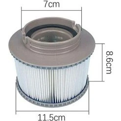 WAHAISON 6 Pièces Filtres De Rechange Pour MSPA FD2089, Pompe à Cartouche Filtrante Pour MSPA Tous Les Spas Actuels -Pompe et filtre de piscine Soldes 66977696 5