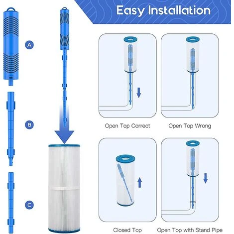 Cisea Filtre De Spa, Cartouche De Purification Minérale, Barre Minérale Pour Clarifier L'eau, Installé Dans Le Filtre à Cartouche De Piscine 5 Cisea Filtre De Spa, Cartouche De Purification Minérale, Barre Minérale Pour Clarifier L'eau, Installé Dans Le Filtre à Cartouche De Piscine – Image 3