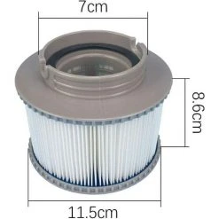 KARTOKNER 4 Pièces Filtres De Rechange Pour MSPA FD2089, Pompe à Cartouche Filtrante Pour MSPA Tous Les Spas Actuels -Pompe et filtre de piscine Soldes 67167057 3