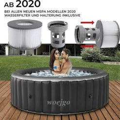 KARTOKNER 2 Bases Cartouches Filtrantes Pour Piscines Gonflables MSPA - Adaptateur De Base Vissable Pour Cartouche Filtrante MSPA - Kit De Mise à Niveau - Filtre Pour Sous-marins Et Spa Chauds -Pompe et filtre de piscine Soldes 67167249 3