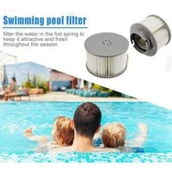 KARTOKNER 8 Pièces Mscomft MSPA Cartouches De Rechange De Filtre Pour Tous Les Modèles Whirlpool Spas Swimming Piscine,Cartouches Filtrantes Avec Filet Pour MSpa Les Spas -Pompe et filtre de piscine Soldes 67167644 4