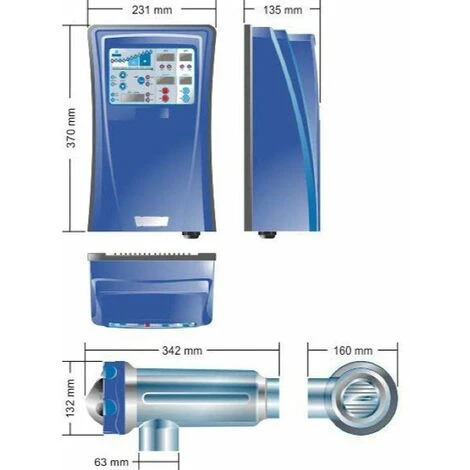IDEGIS Domotic + PH électrolyseur à Eau Salée | Modèle: Electrolyseur Pour Eau Salée DOMOTIC D-32 PH 4 IDEGIS Domotic + PH électrolyseur à Eau Salée | Modèle: Electrolyseur Pour Eau Salée DOMOTIC D-32 PH – Image 2