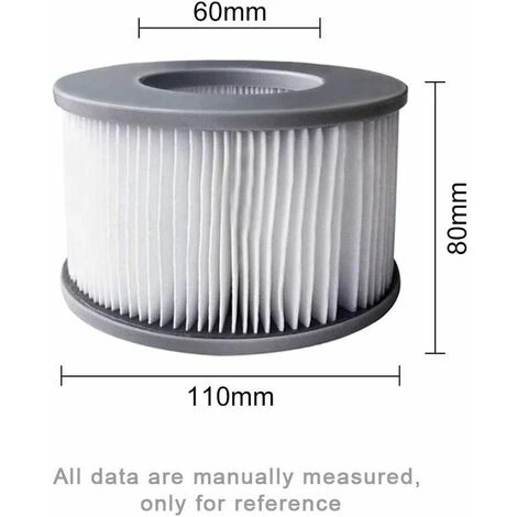 TANèTUE Lot De 2 Filtres De Rechange Pour Mspa FD2089 - Pompe à Cartouche Pour Piscines, Sous-Marins Chauds Et Spa 4 TANèTUE Lot De 2 Filtres De Rechange Pour Mspa FD2089 - Pompe à Cartouche Pour Piscines, Sous-Marins Chauds Et Spa – Image 2