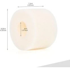 Cisea 4 Pièces Éponge Filtrante Type S1, Cartouche De Filtre En Mousse, Mousse Pour Filtre Piscine, Réutilisables Et Lavables, Filtre En Mousse Pour Spa, Piscine, Jacuzzi -Pompe et filtre de piscine Soldes 67564429 4