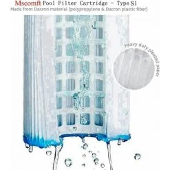 GRID COOL Lot De 4 Cartouches De Rechange S1 Pour Filtre De Piscine Intex 29001 - Pour Jardin Extérieur Type S1 PureSpa Easy Set - Cartouches Pour Filtre à Jacuzzi - Filtre S1 -Pompe et filtre de piscine Soldes 67574907 3