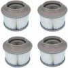 GRID COOL MSPA Cartouches De Rechange De Filtre Pour Tous Les Modèles Whirlpool Spas Swimming Piscine,Cartouches Filtrantes Avec Filet Pour MSpa Les Spas Bubble Spa (4 Pièces) -Pompe et filtre de piscine Soldes 67575719 1